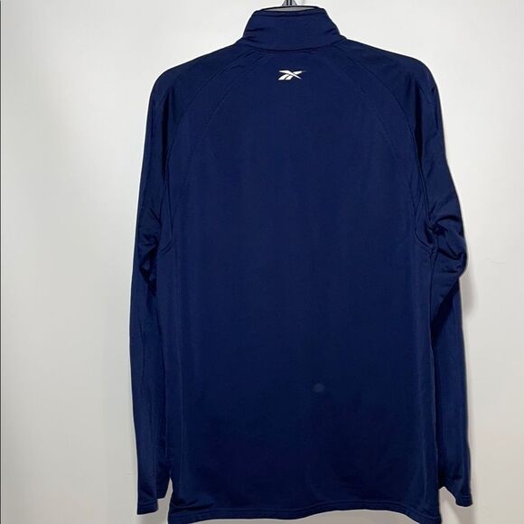 Reebok Men's Navy Jacket with Gold Accents - Picture 5 of 8